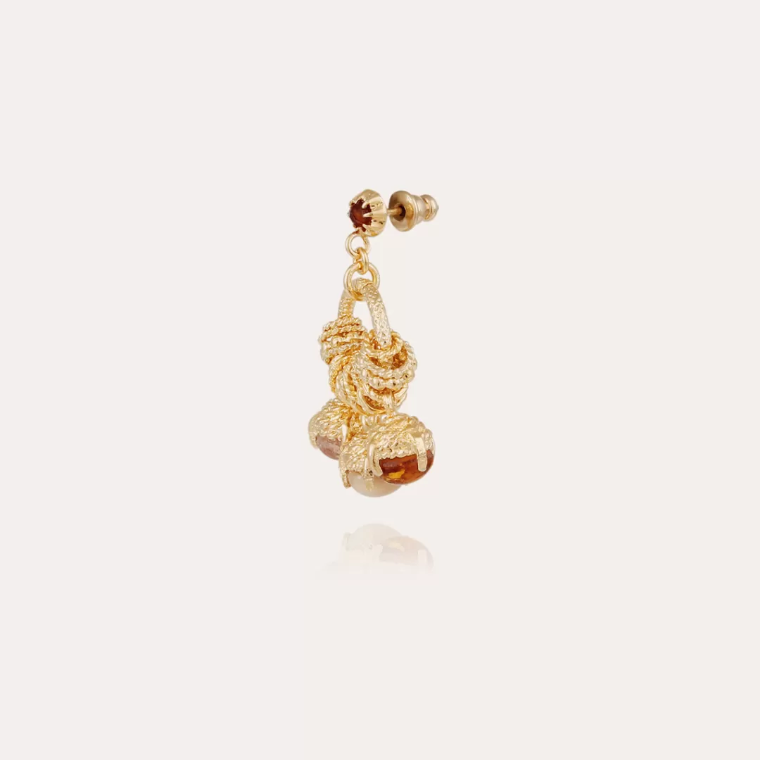 Gas Bijoux Boucles D'Oreilles Lucce Maranza Dorees