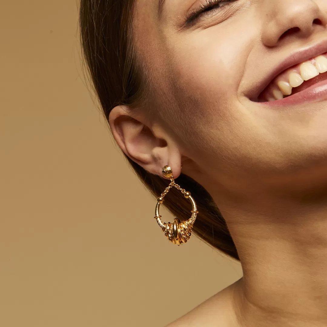 Gas Bijoux Boucles D'Oreilles Maranzana Mini Dorees
