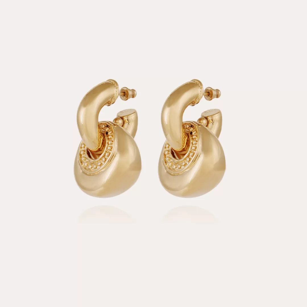 Gas Bijoux Boucles D'Oreilles Minori Dorees