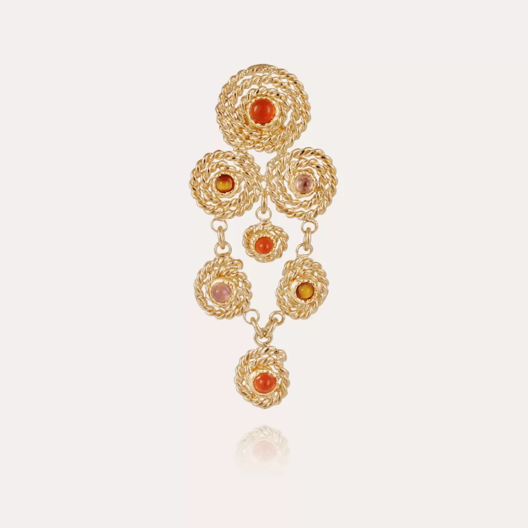 Gas Bijoux Boucles D'Oreilles Mistral Petit Modele Dorees