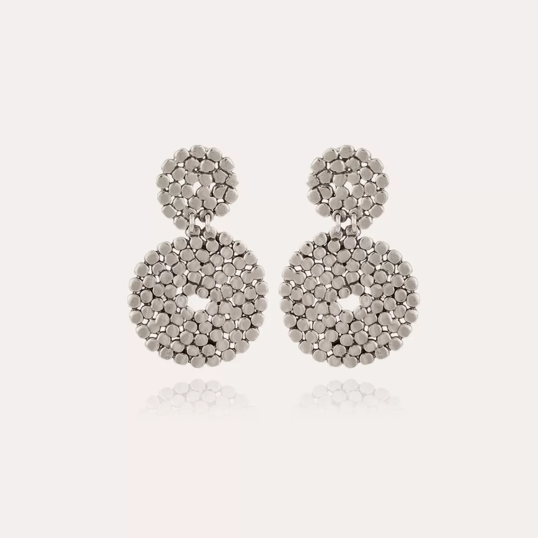 Gas Bijoux Boucles D'Oreilles Onde Lucky Mini Argentees