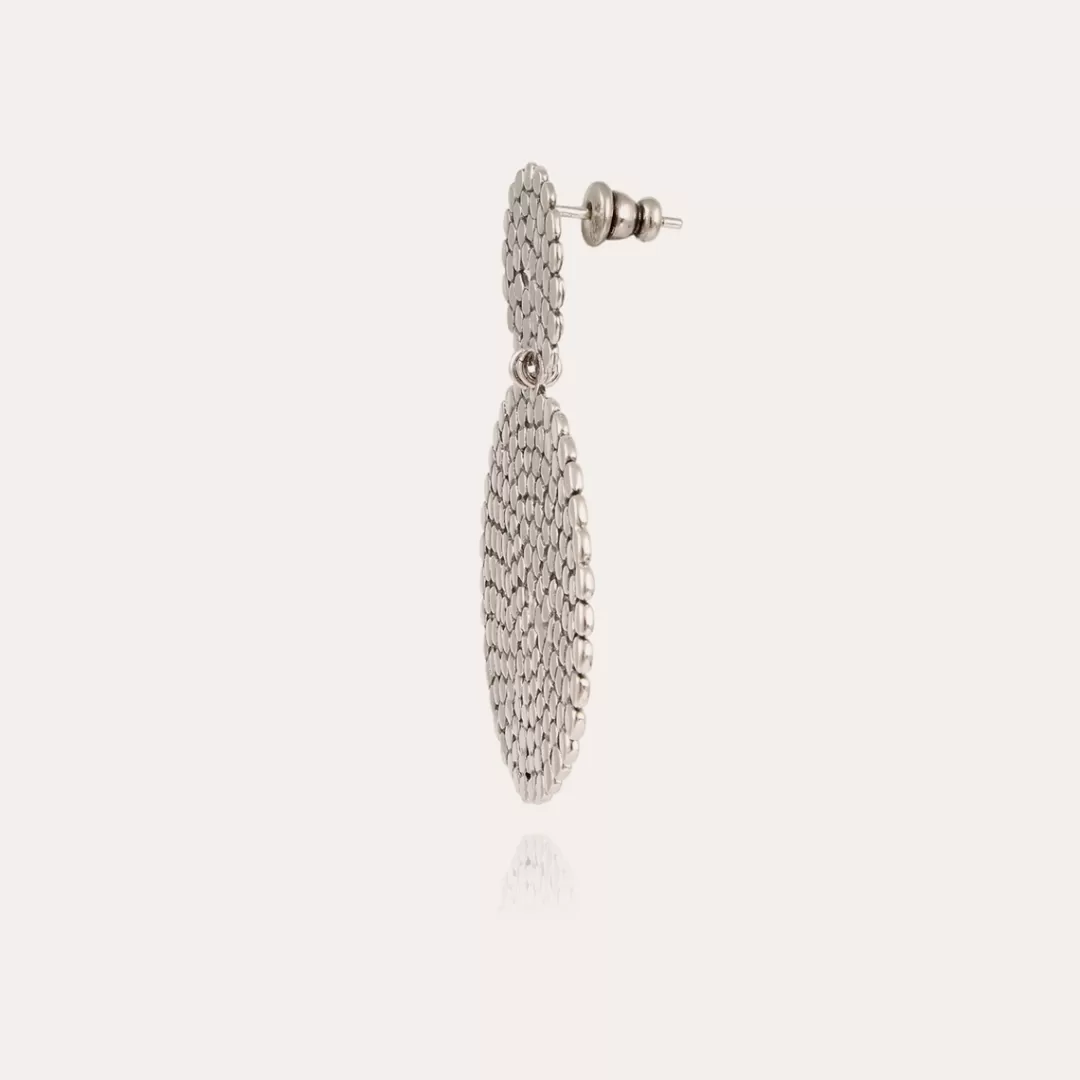 Gas Bijoux Boucles D'Oreilles Onde Lucky Petit Modele Argentees