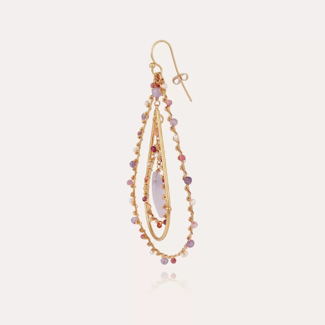 Gas Bijoux Boucles D'Oreilles Orphee Dorees
