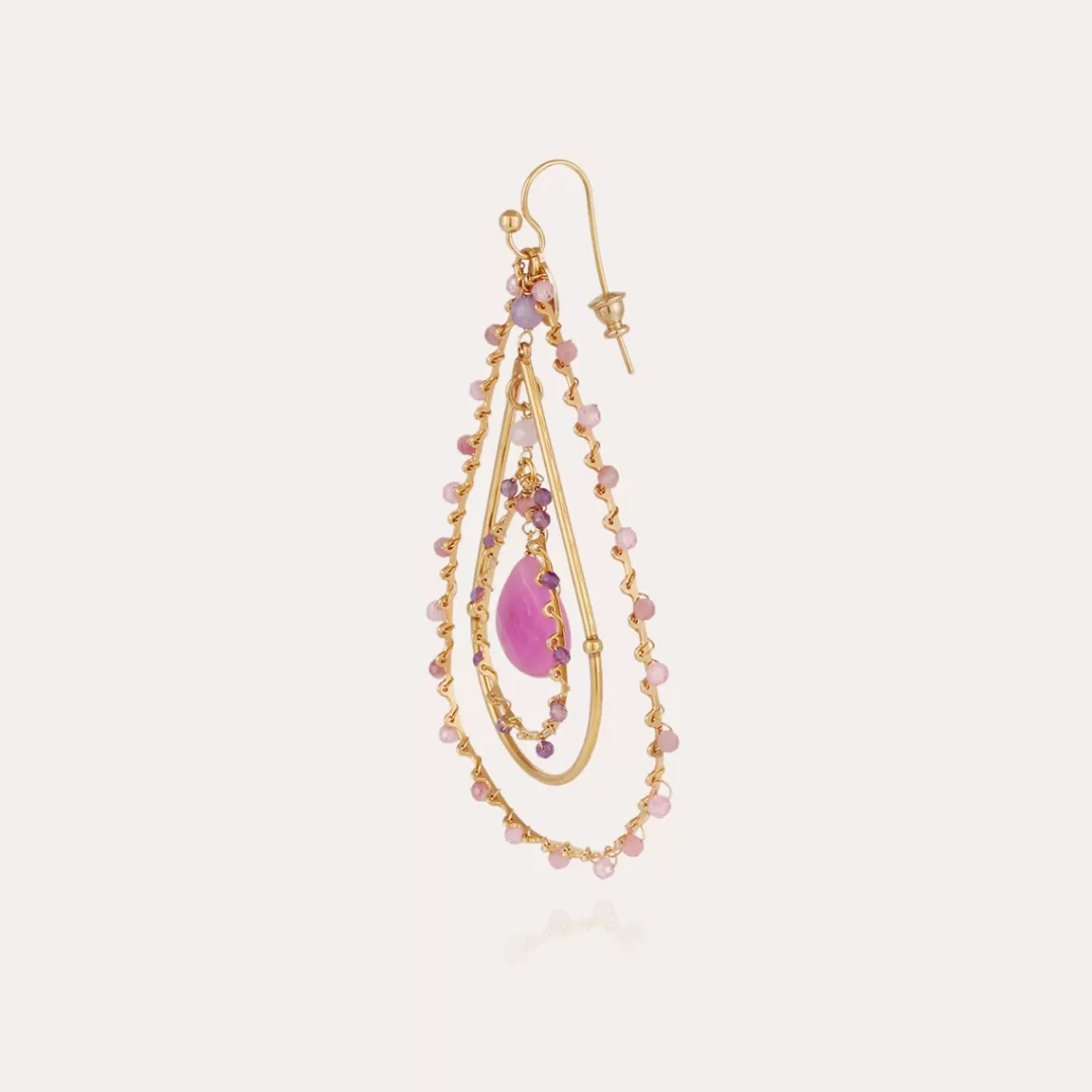 Gas Bijoux Boucles D'Oreilles Orphee Dorees