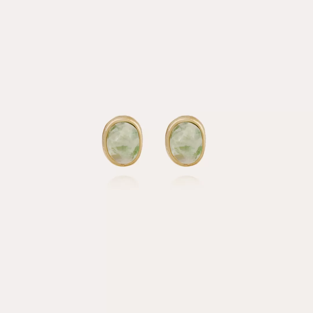 Gas Bijoux Boucles D'Oreilles Puce Ovo Dorees-Fluorine