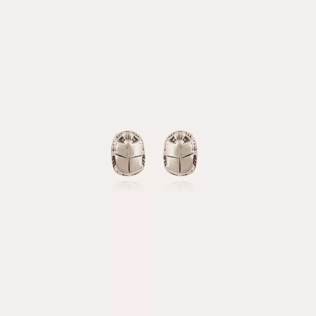 Gas Bijoux Boucles D'Oreilles Puce Scaramouche Argentees