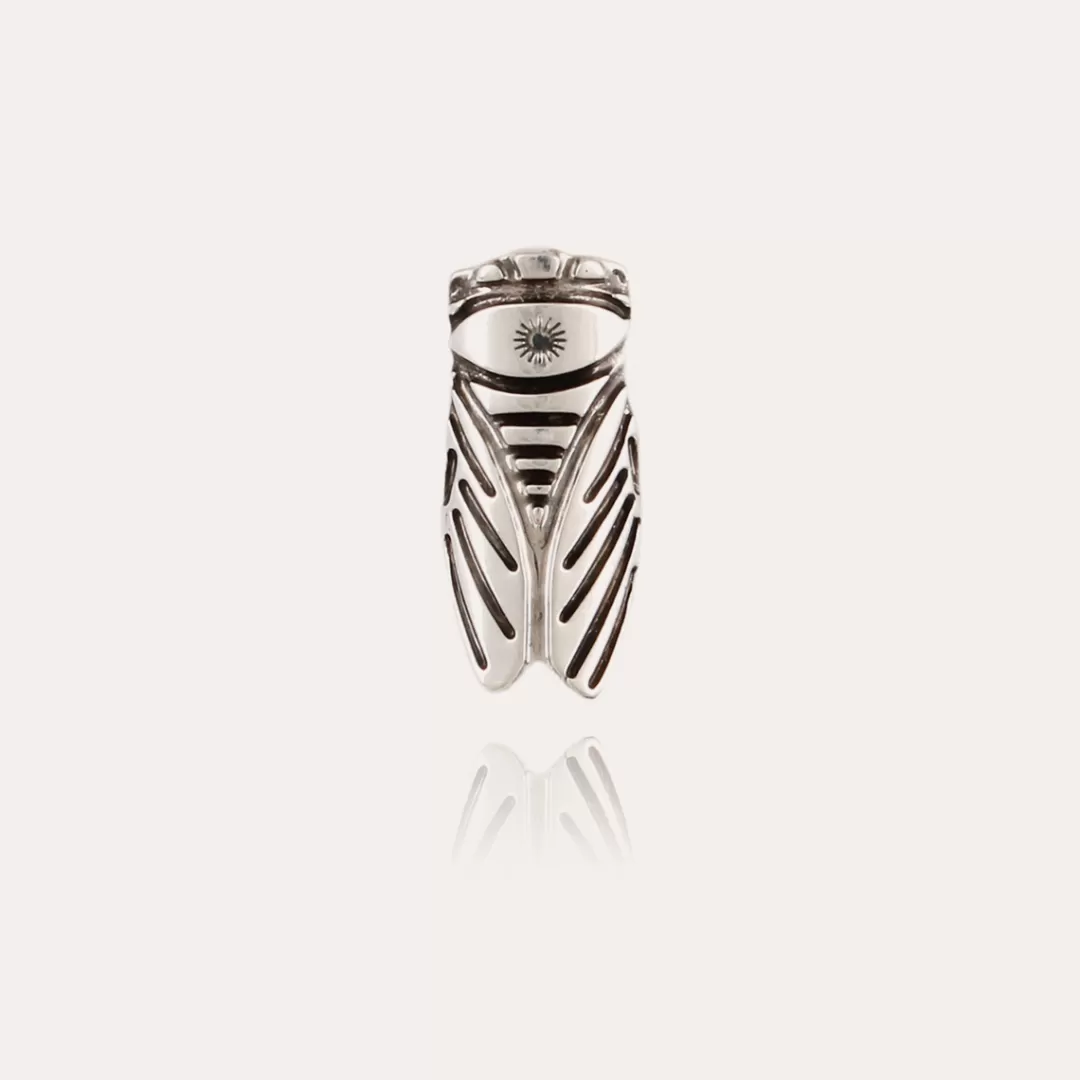 Gas Bijoux Boucles D'Oreilles Puces Cigale Argentees