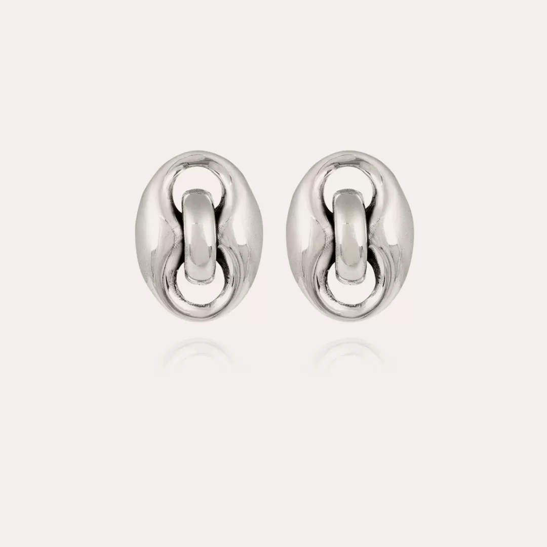 Gas Bijoux Boucles D'Oreilles Puces Cophea Argentees