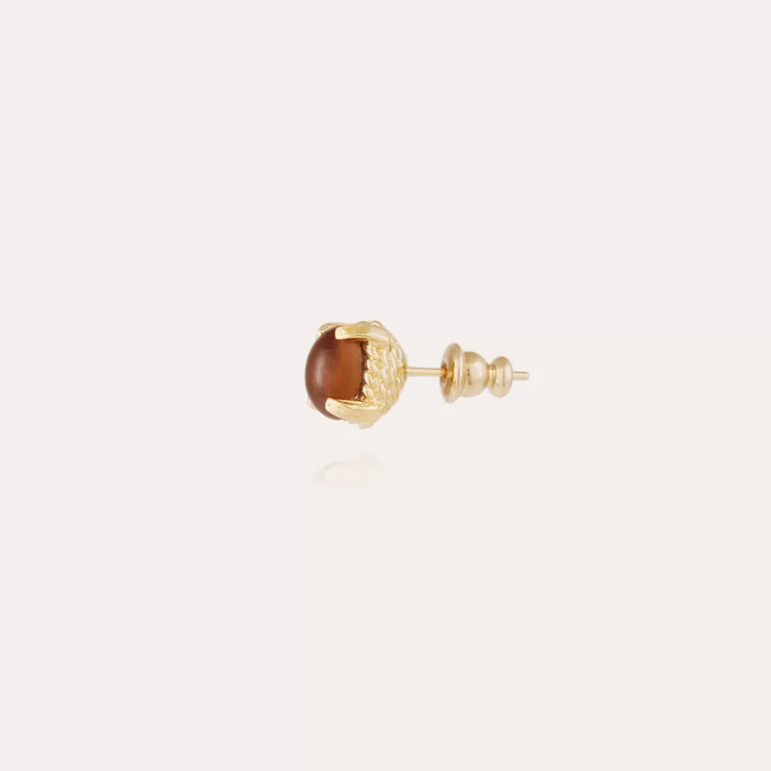 Gas Bijoux Boucles D'Oreilles Puces Lucce Dorees
