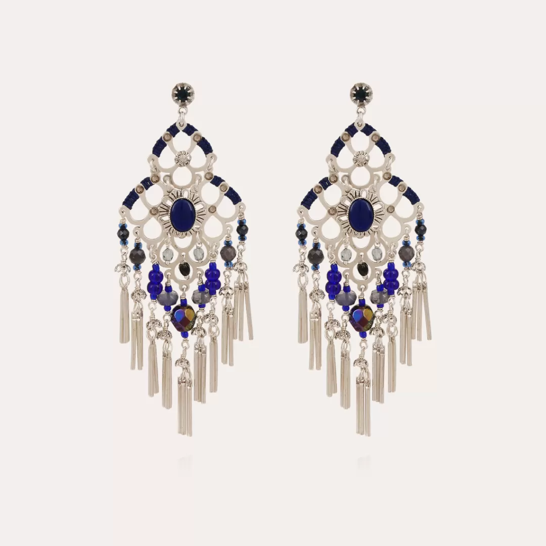Gas Bijoux Boucles D'Oreilles Reine Pompon Mini Argentees