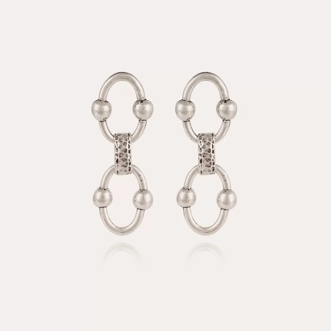 Gas Bijoux Boucles D'Oreilles Rivage Argentees