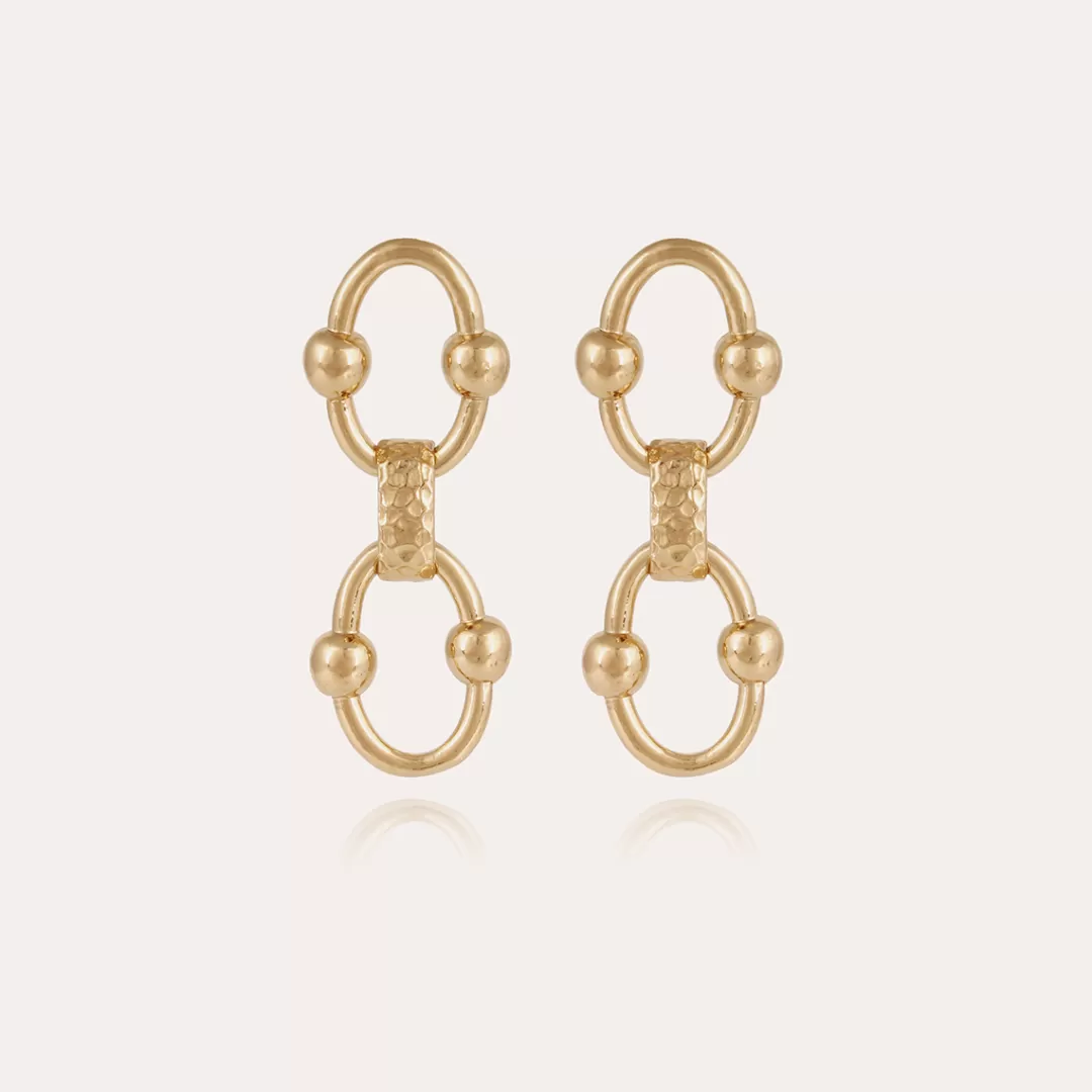 Gas Bijoux Boucles D'Oreilles Rivage Dorees