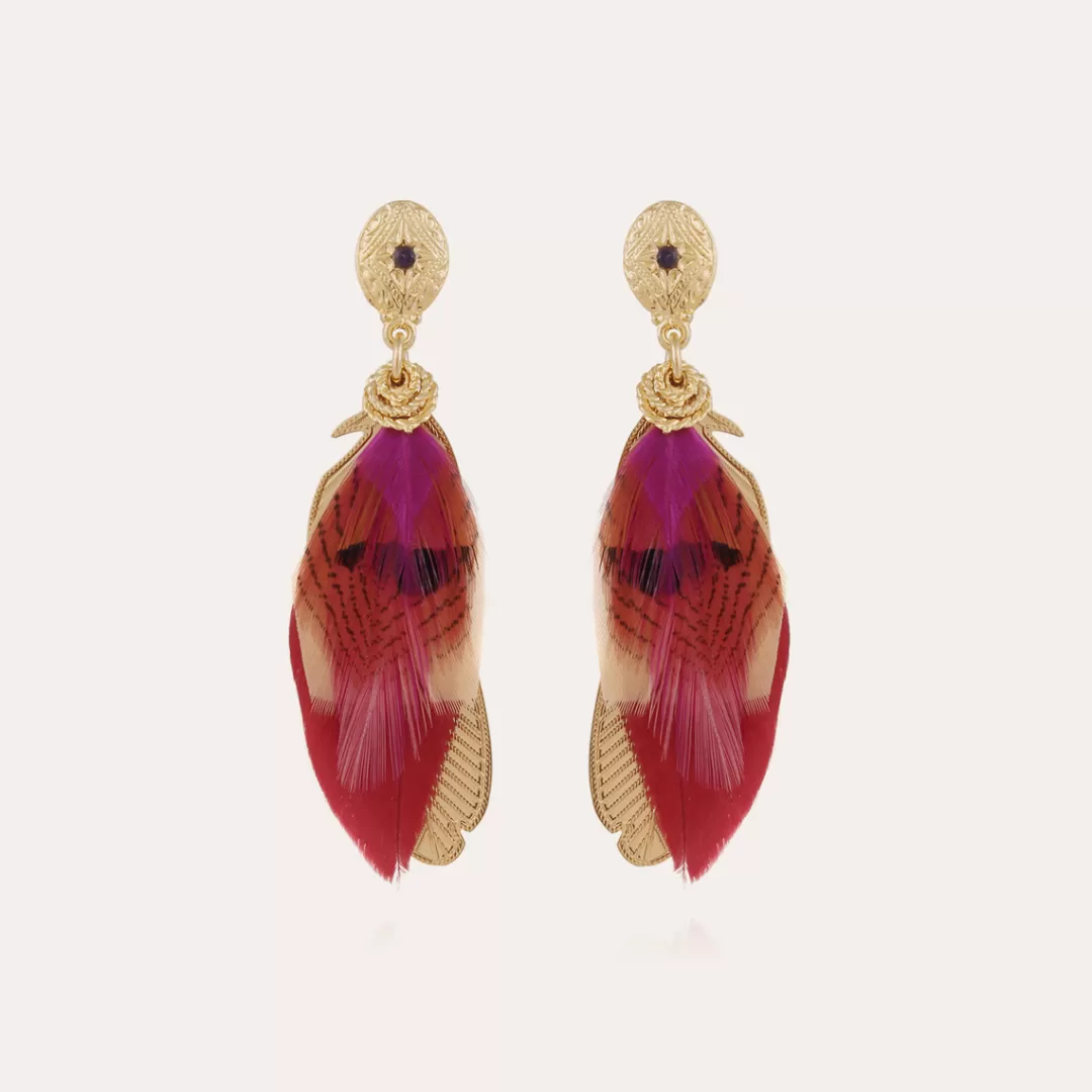 Gas Bijoux Boucles D'Oreilles Sao Petit Modele Dorees