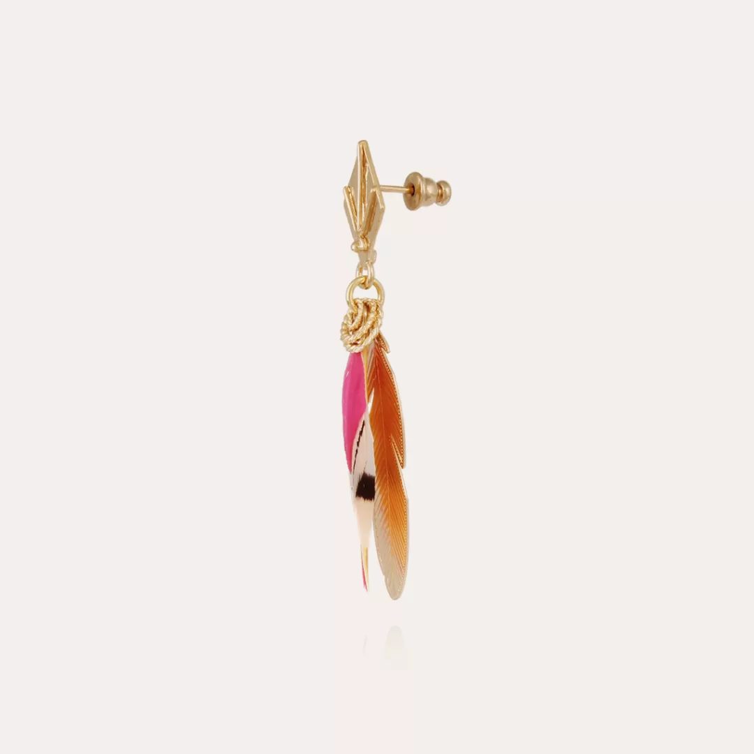 Gas Bijoux Boucles D'Oreilles Sao Petit Modele Dorees
