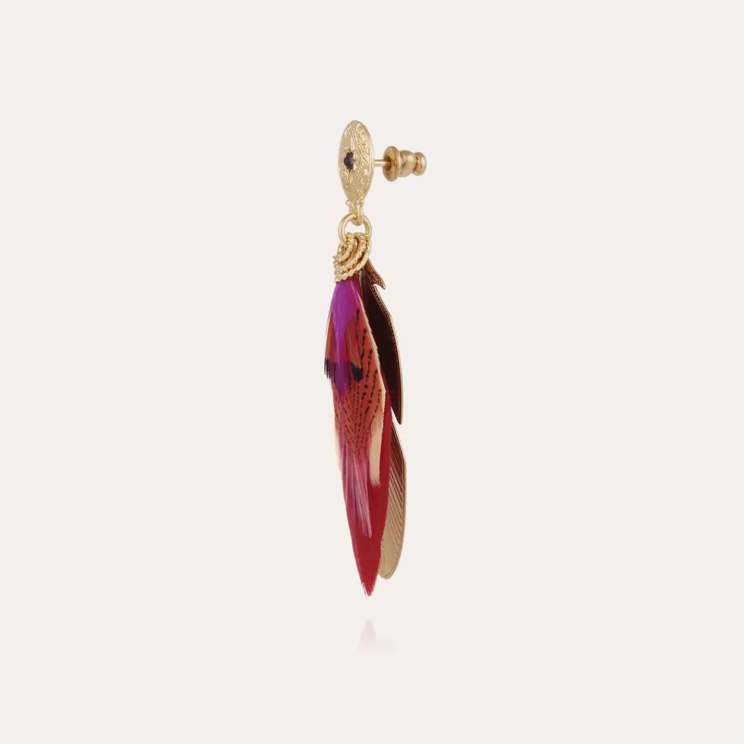 Gas Bijoux Boucles D'Oreilles Sao Petit Modele Dorees