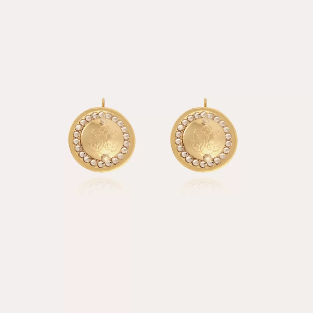 Gas Bijoux Boucles D'Oreilles Tina Dorees