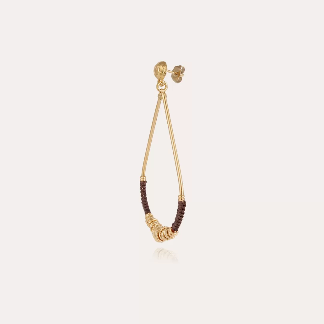 Gas Bijoux Boucles D'Oreilles Zizanie Petit Modele Dorees