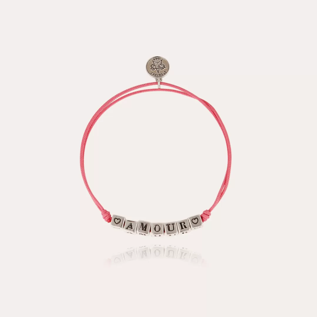 Gas Bijoux Bracelet Amour Argente