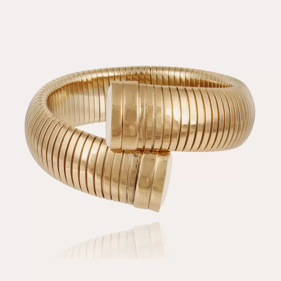 Gas Bijoux Bracelet Antigone Dore-Nacre Blanche