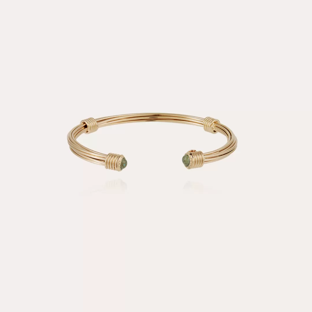 Gas Bijoux Bracelet Ariane Cabochons Dore