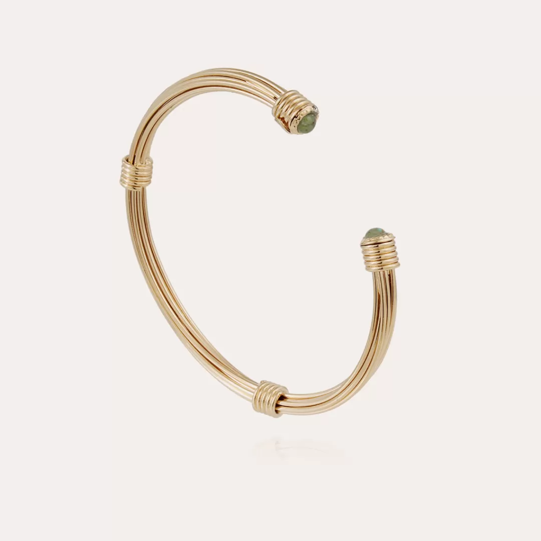 Gas Bijoux Bracelet Ariane Cabochons Dore