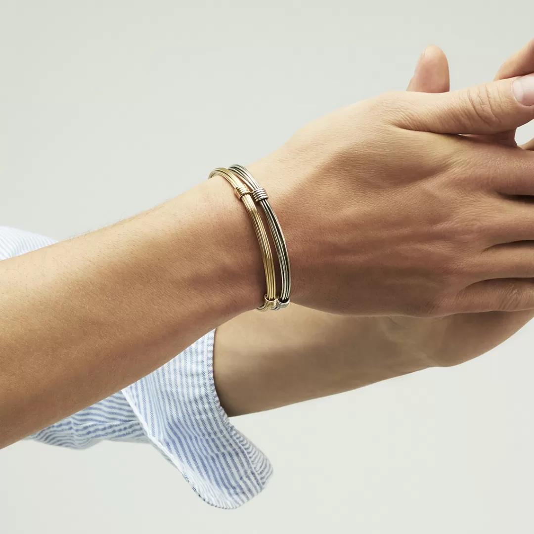 Gas Bijoux Bracelet Ariane Homme Argente