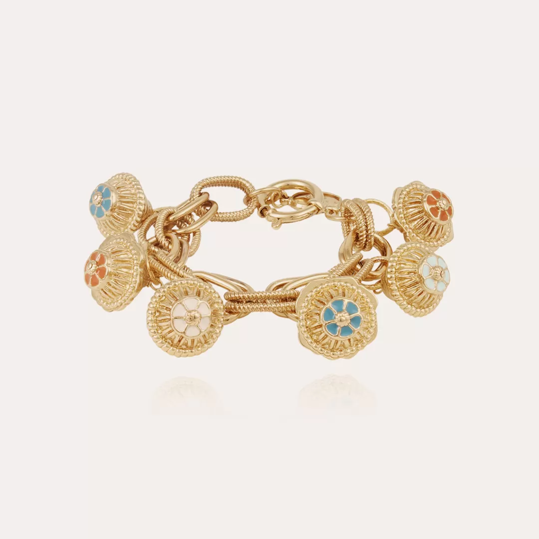 Gas Bijoux Bracelet Bell Email Dore