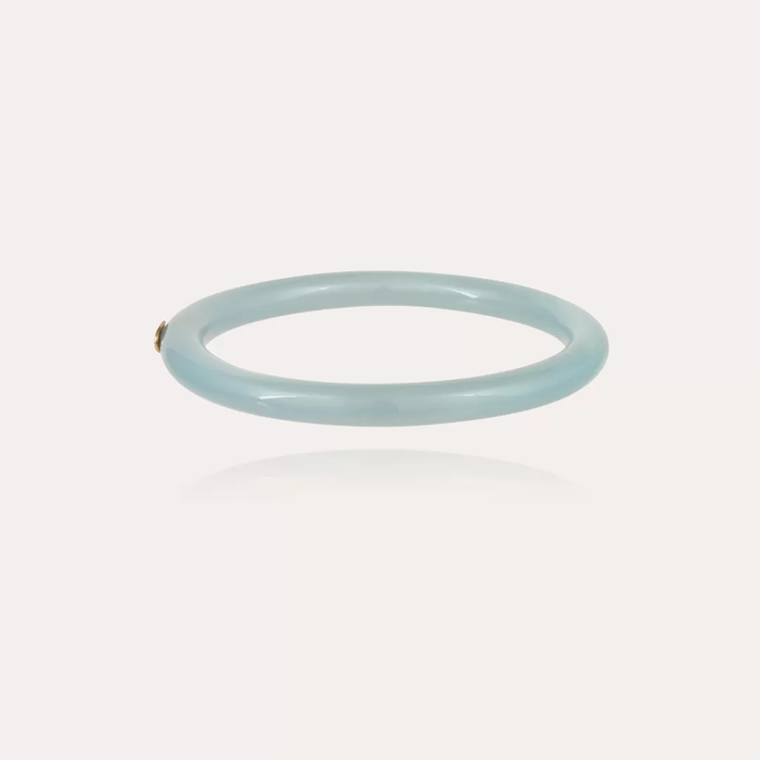 Gas Bijoux Bracelet Caftan Acetate Dore-Bleu