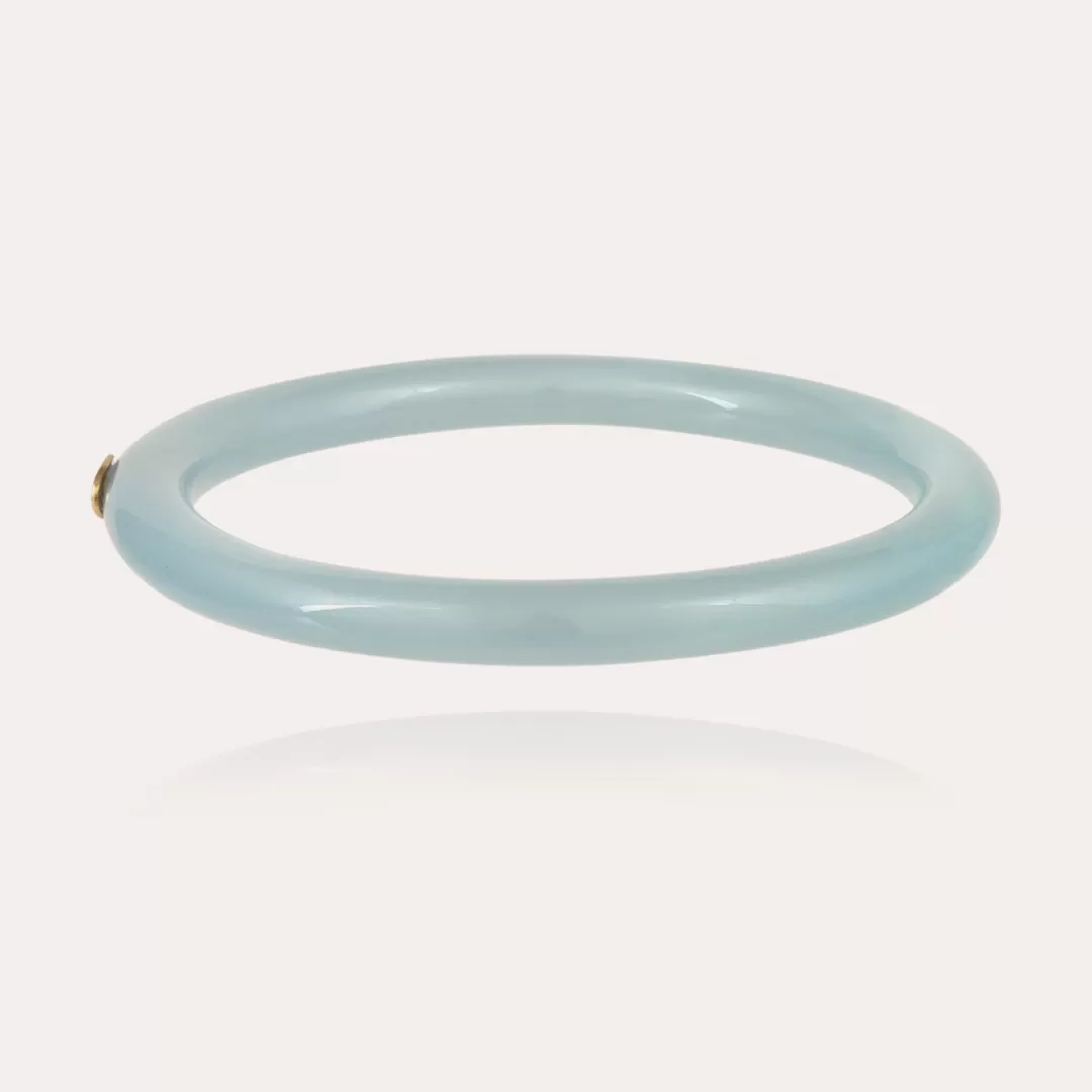 Gas Bijoux Bracelet Caftan Acetate Dore-Bleu