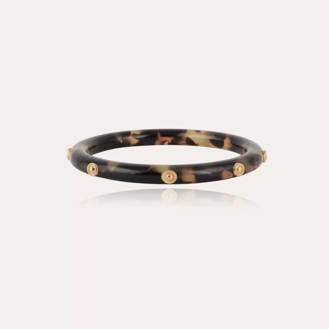 Gas Bijoux Bracelet Caftan Bis Acetate Dore-Ecaille
