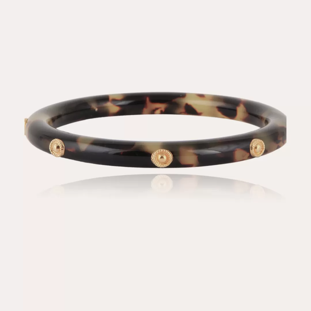 Gas Bijoux Bracelet Caftan Bis Acetate Dore-Ecaille