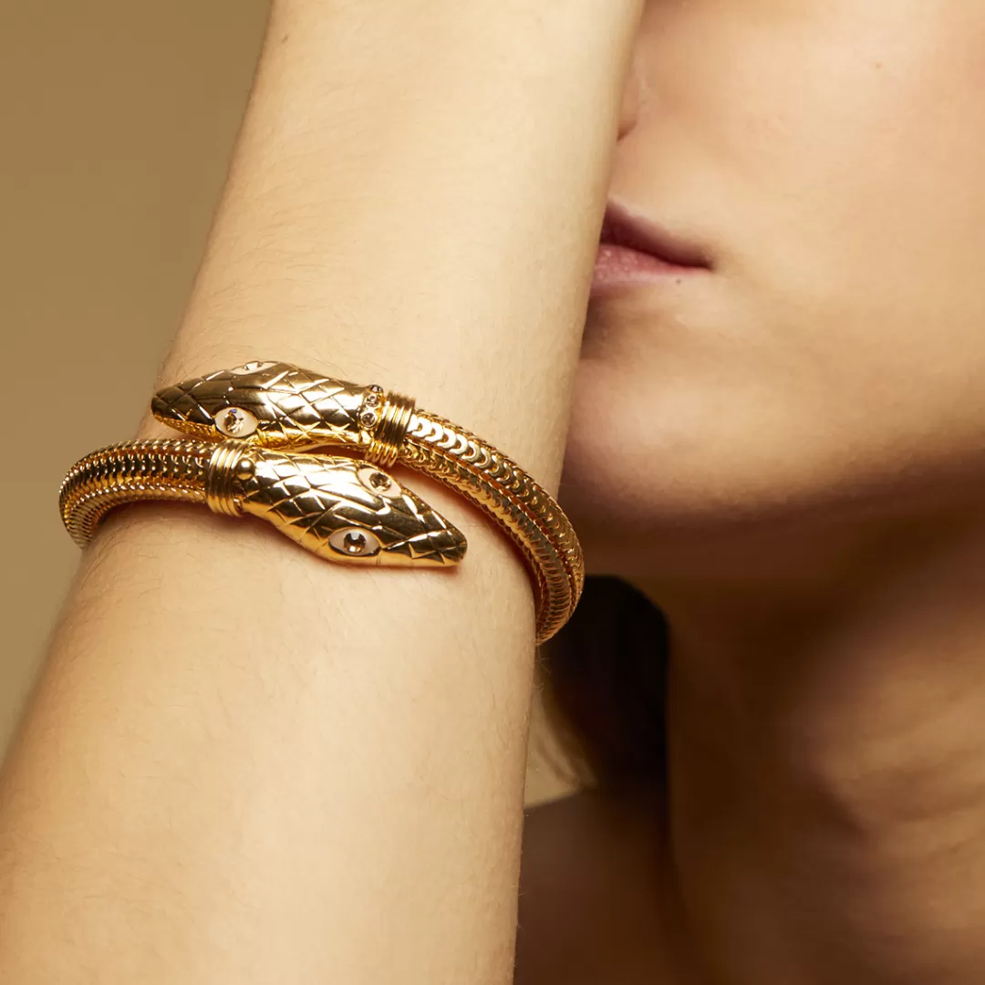 Gas Bijoux Bracelet Cobra Dore
