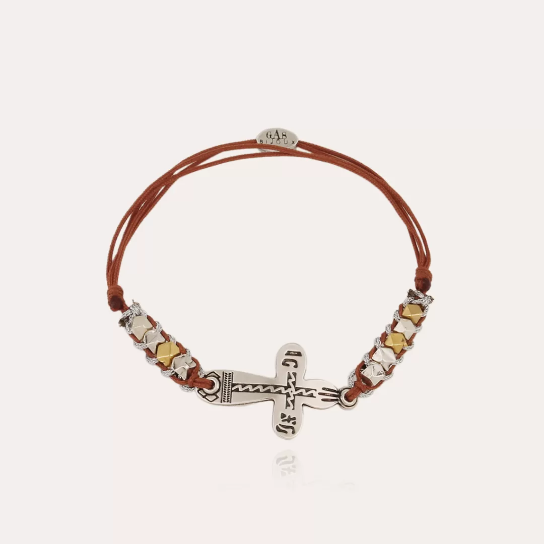 Gas Bijoux Bracelet Cruz Ever Argente