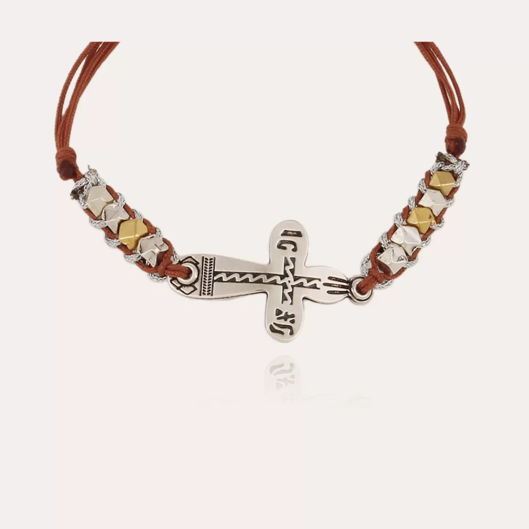 Gas Bijoux Bracelet Cruz Ever Argente