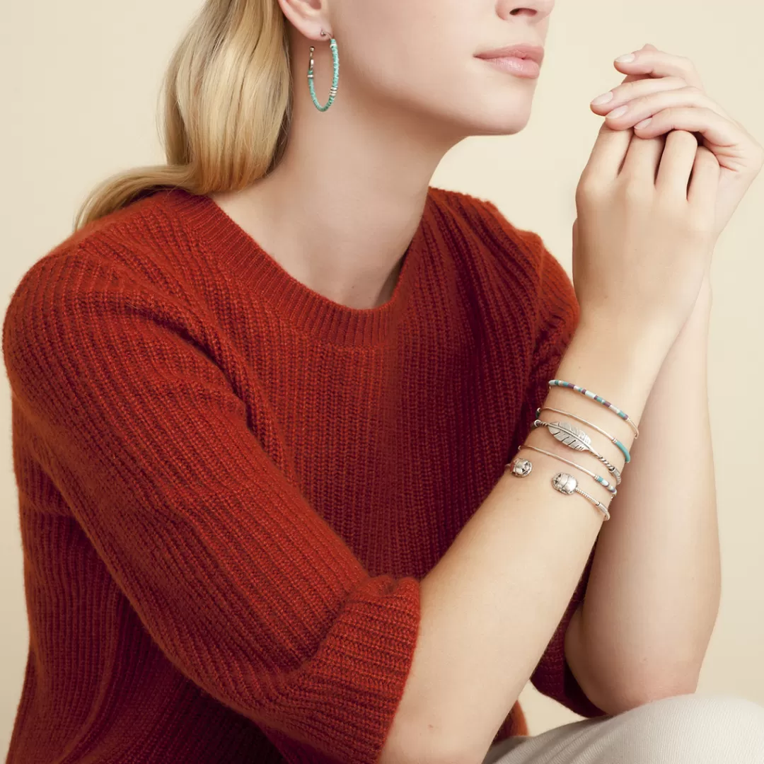 Gas Bijoux Bracelet Duality Grand Scaramouche Torsade Argente
