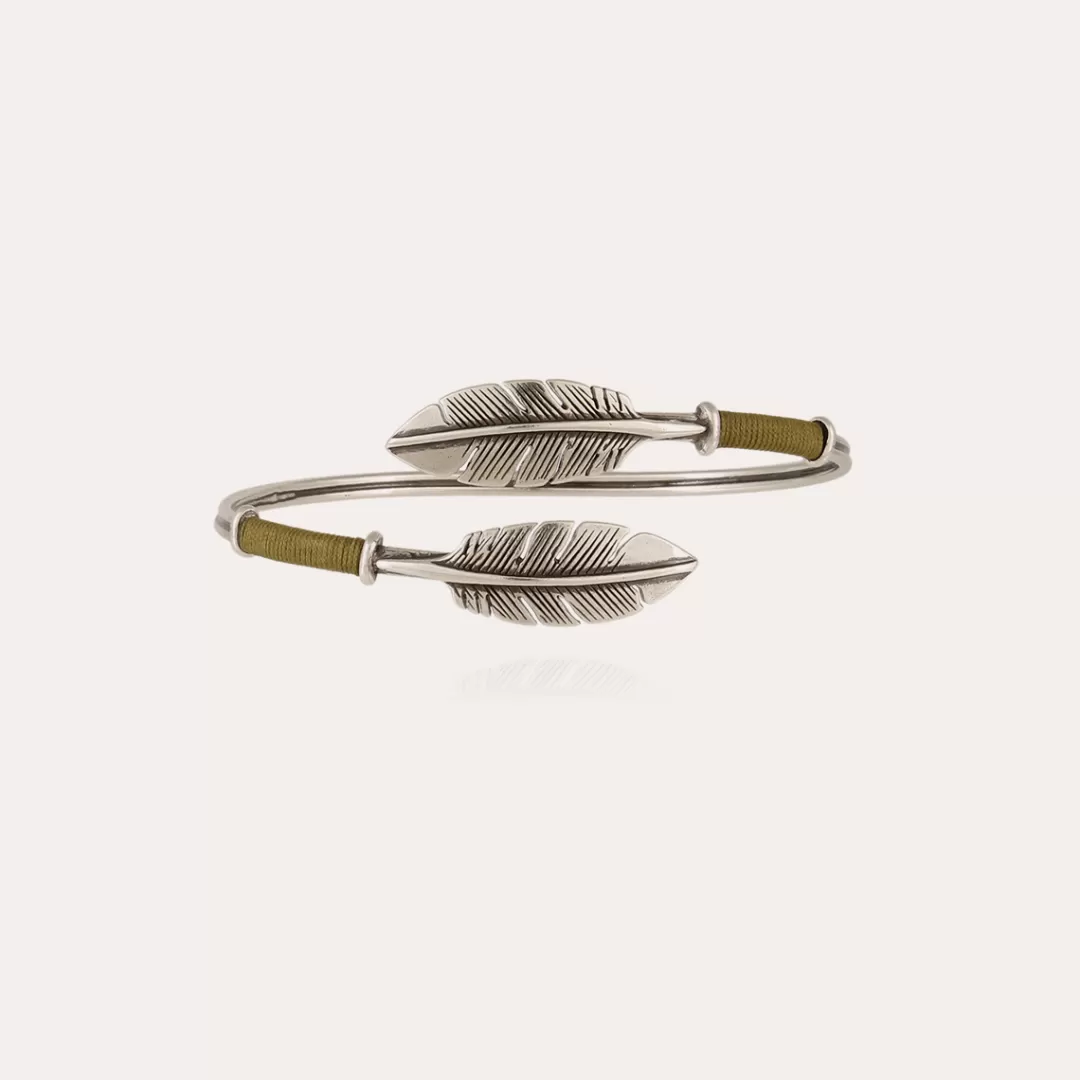 Gas Bijoux Bracelet Duality Penna Homme Argente