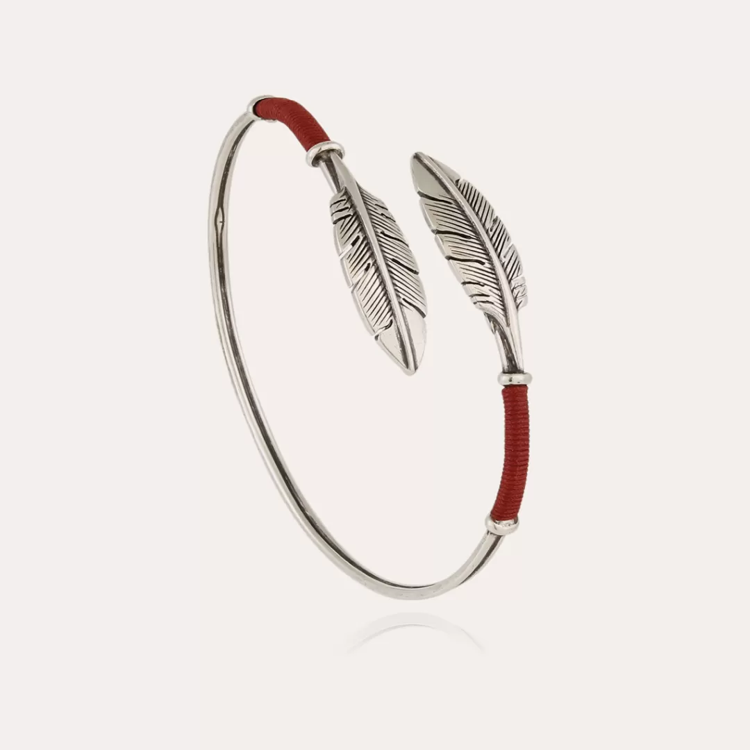 Gas Bijoux Bracelet Duality Penna Homme Argente