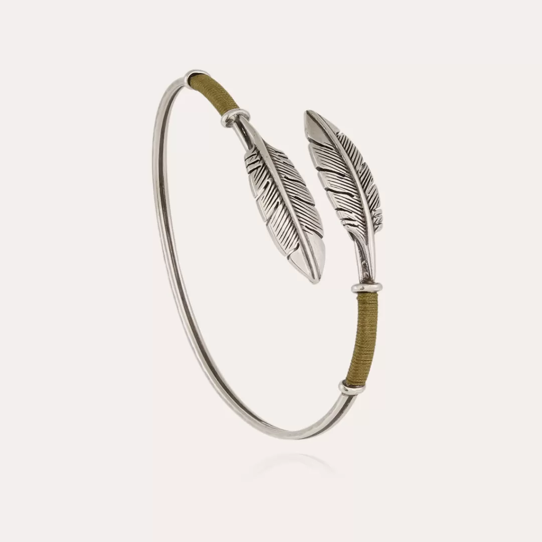 Gas Bijoux Bracelet Duality Penna Homme Argente