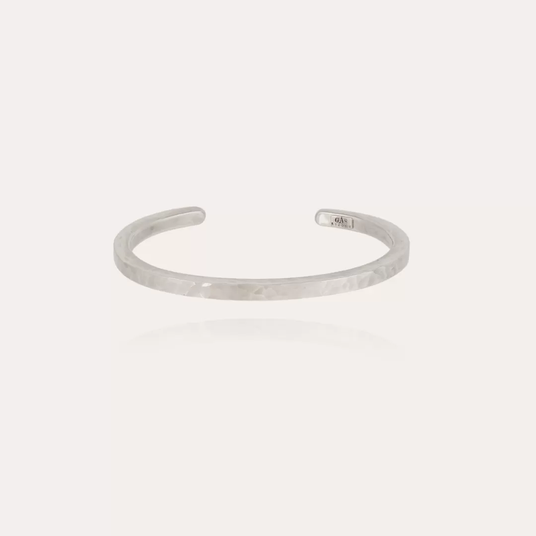 Gas Bijoux Bracelet Eliot Martele Homme Argente