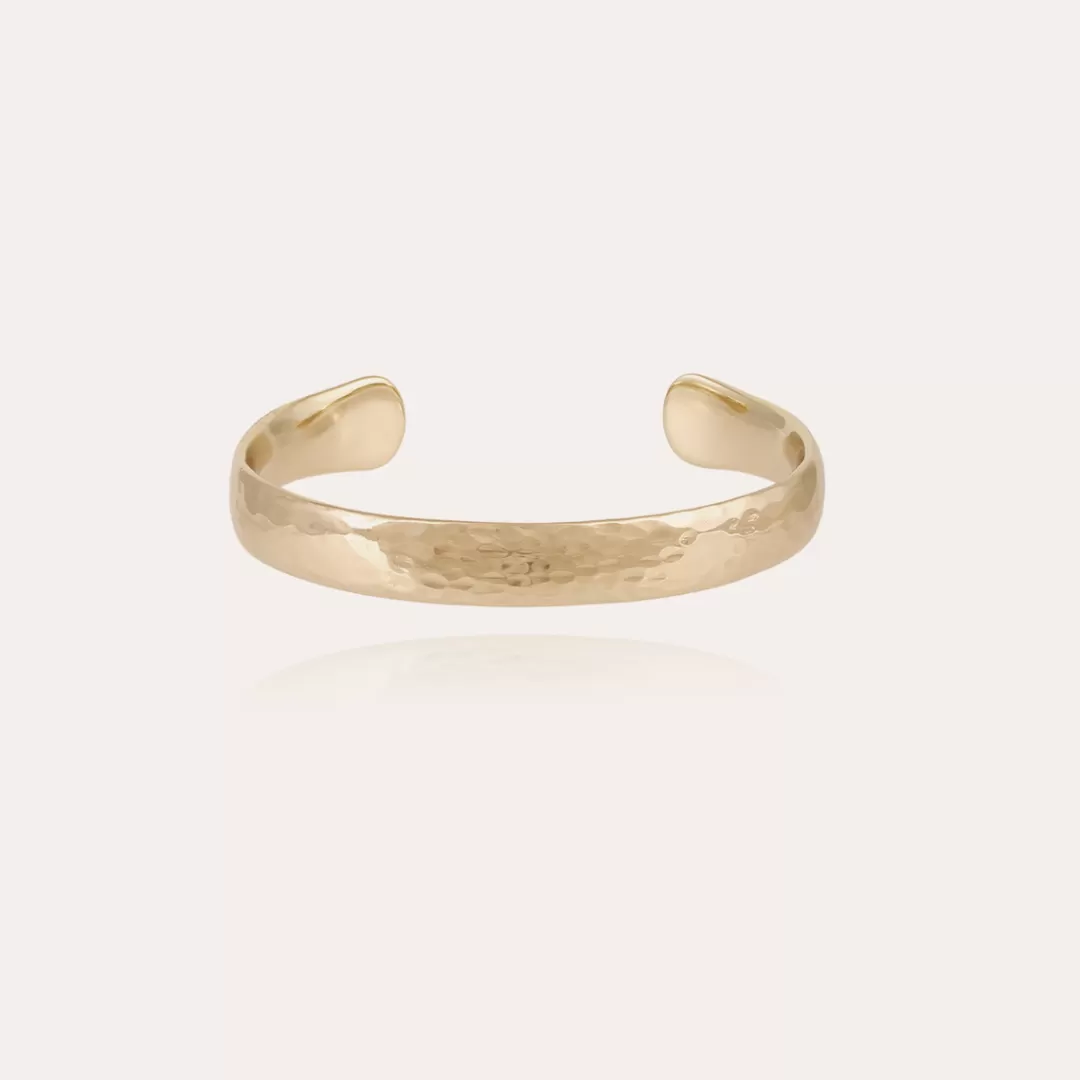 Gas Bijoux Bracelet Jonc Homme Grand Modele Dore