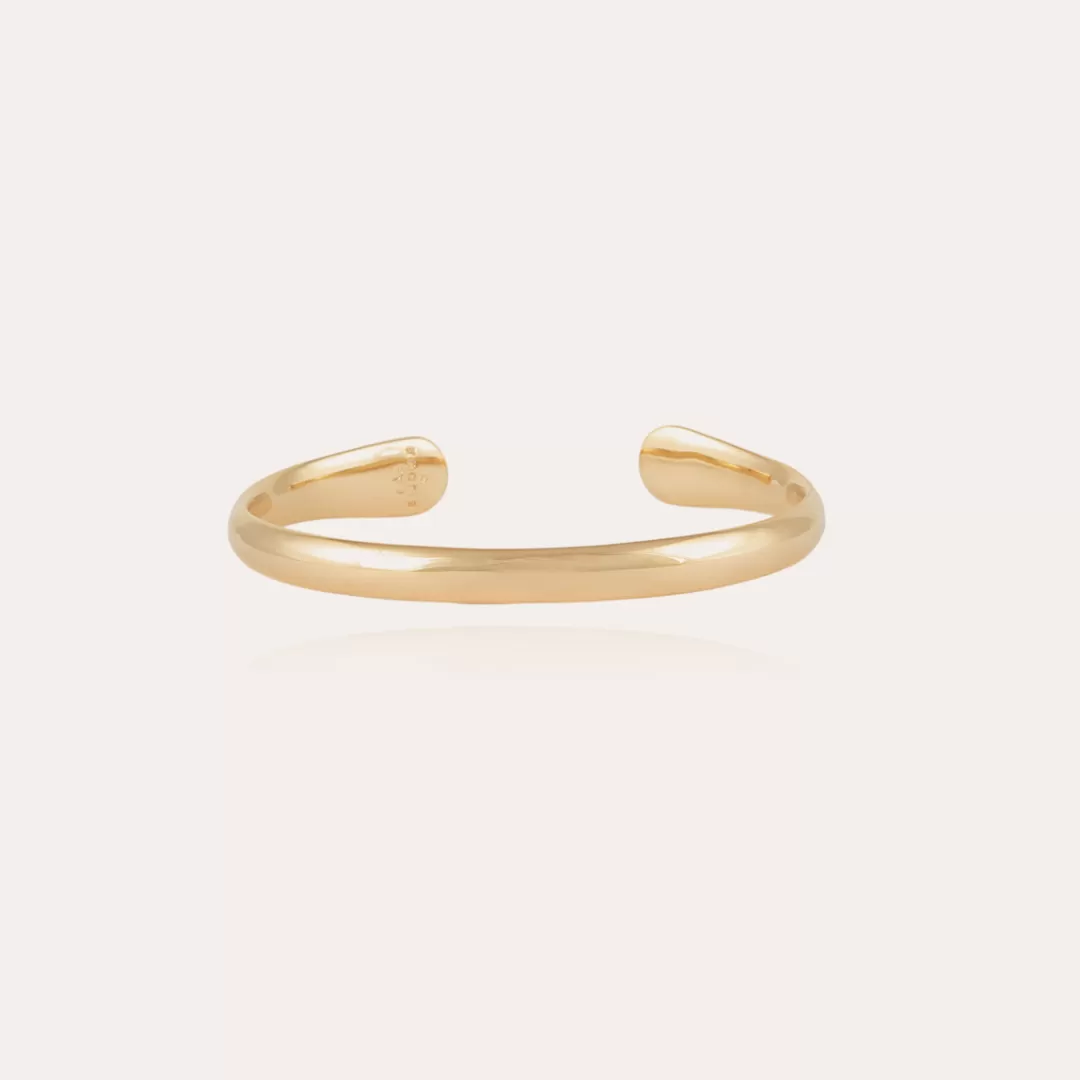 Gas Bijoux Bracelet Jonc Homme Petit Modele Dore