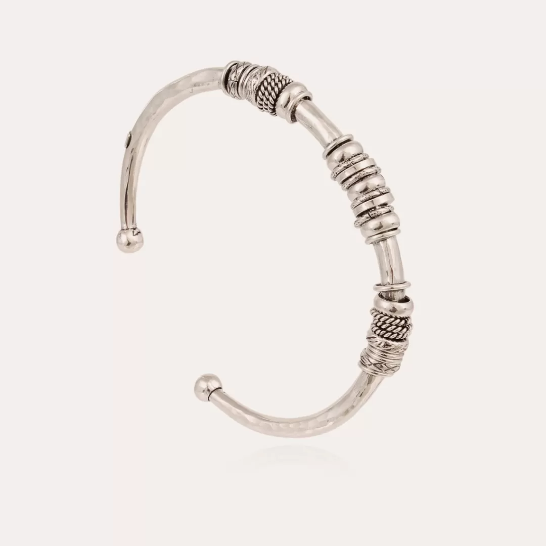 Gas Bijoux Bracelet Jonc Maranzana Homme Argente