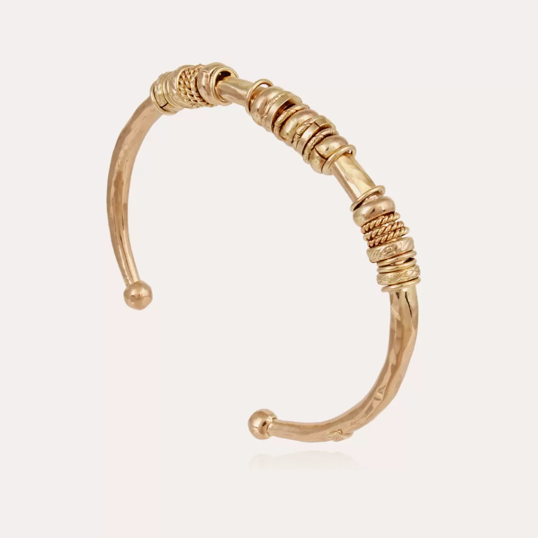 Gas Bijoux Bracelet Jonc Maranzana Homme Dore