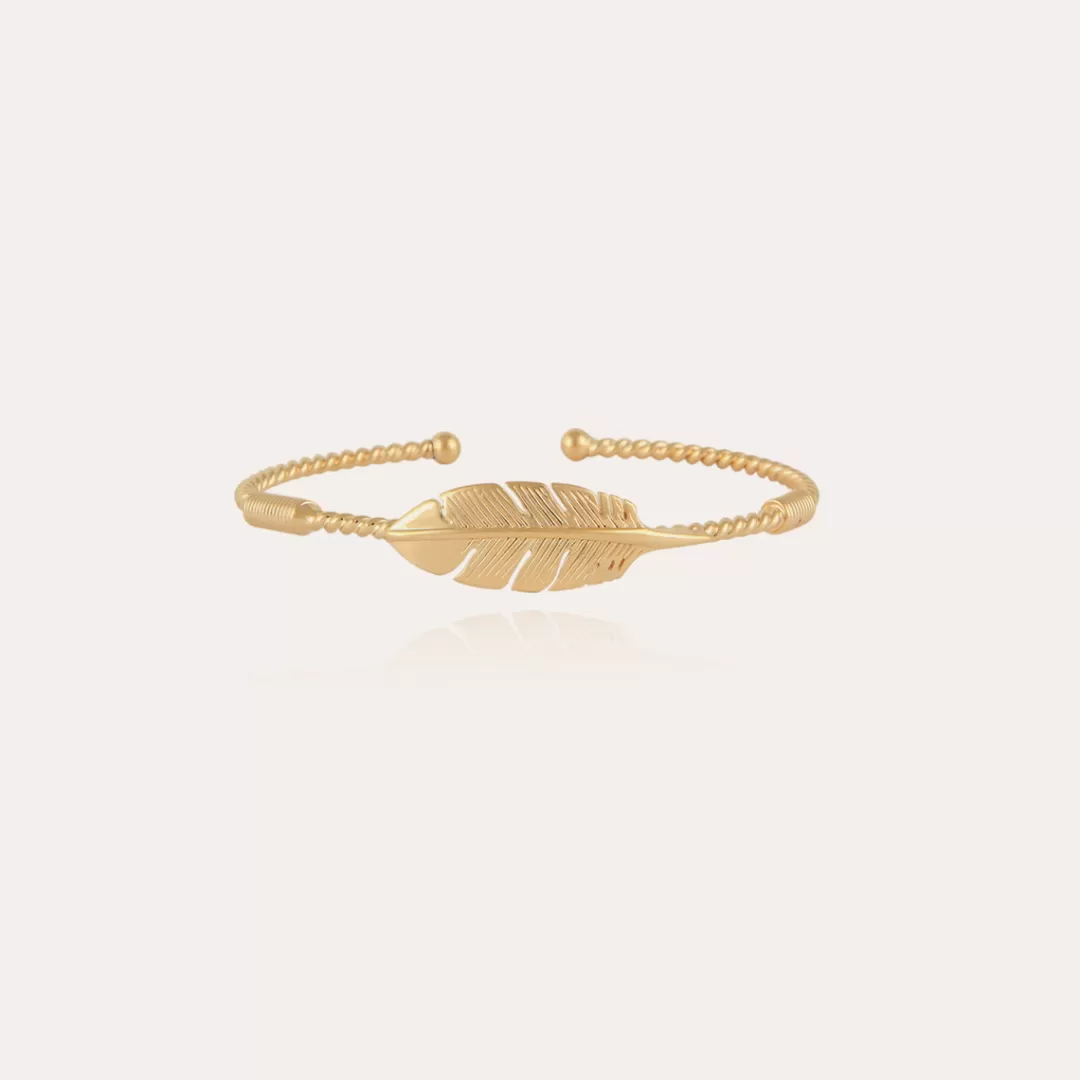 Gas Bijoux Bracelet Jonc Penna Torsade Dore