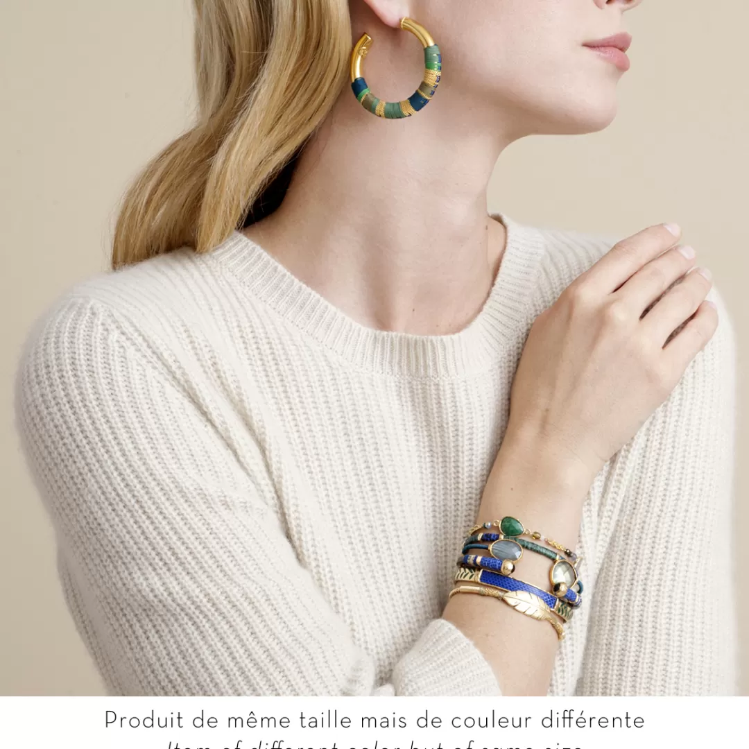 Gas Bijoux Bracelet Jonc Penna Torsade Dore