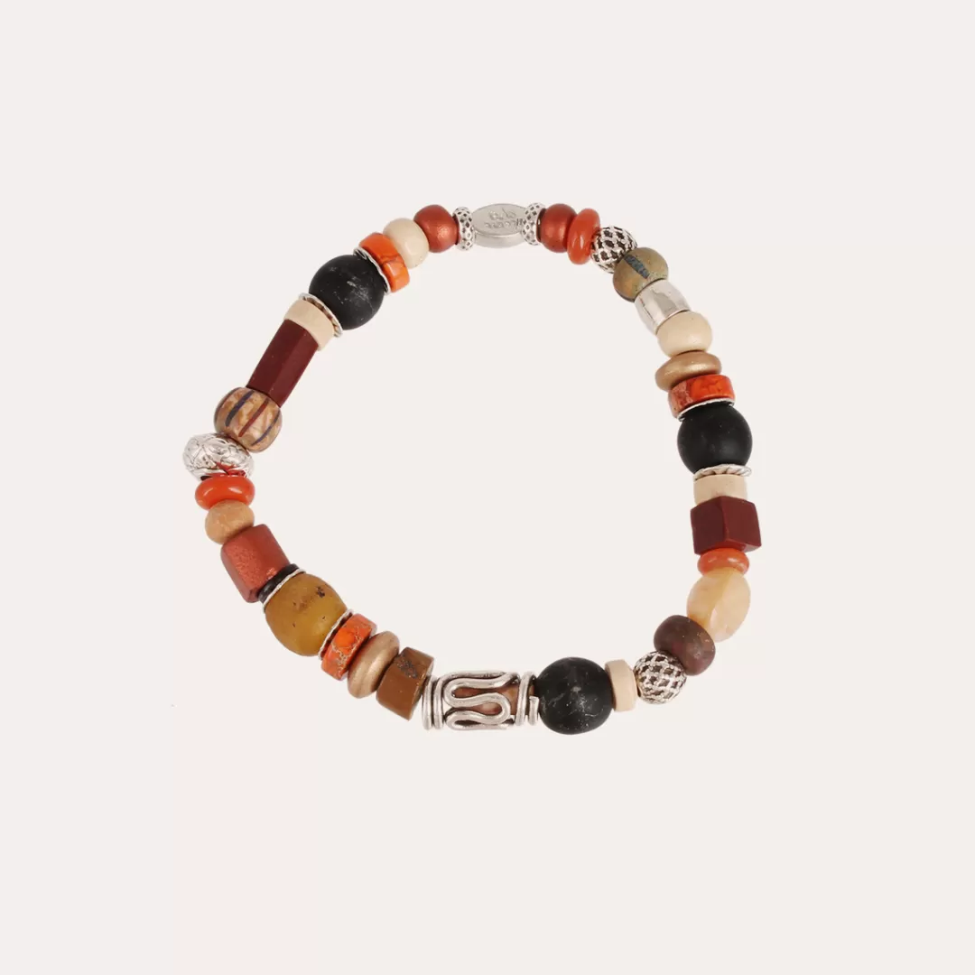 Gas Bijoux Bracelet Leon Homme Argente