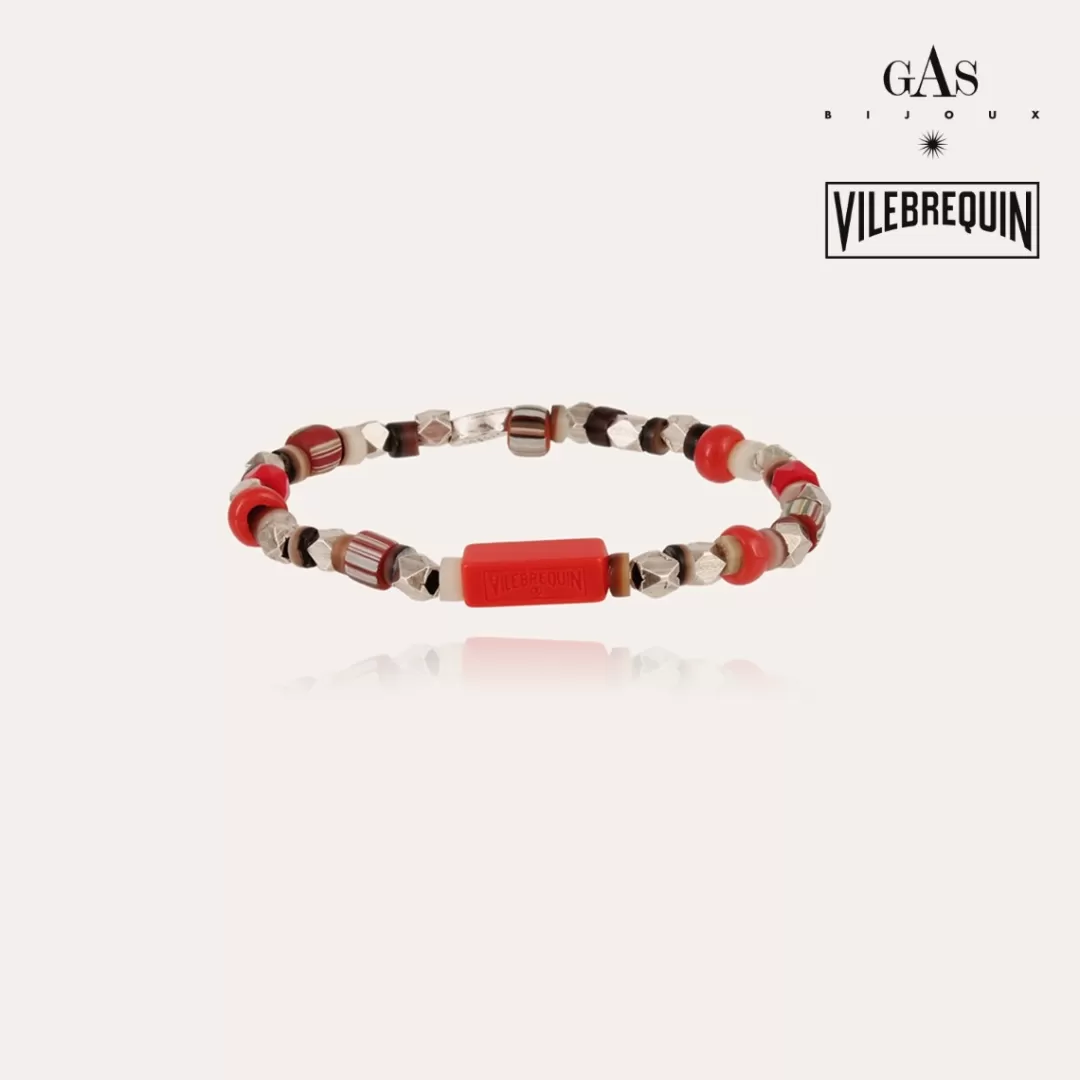 Gas Bijoux Bracelet Leon Vilebrequin Homme Argente