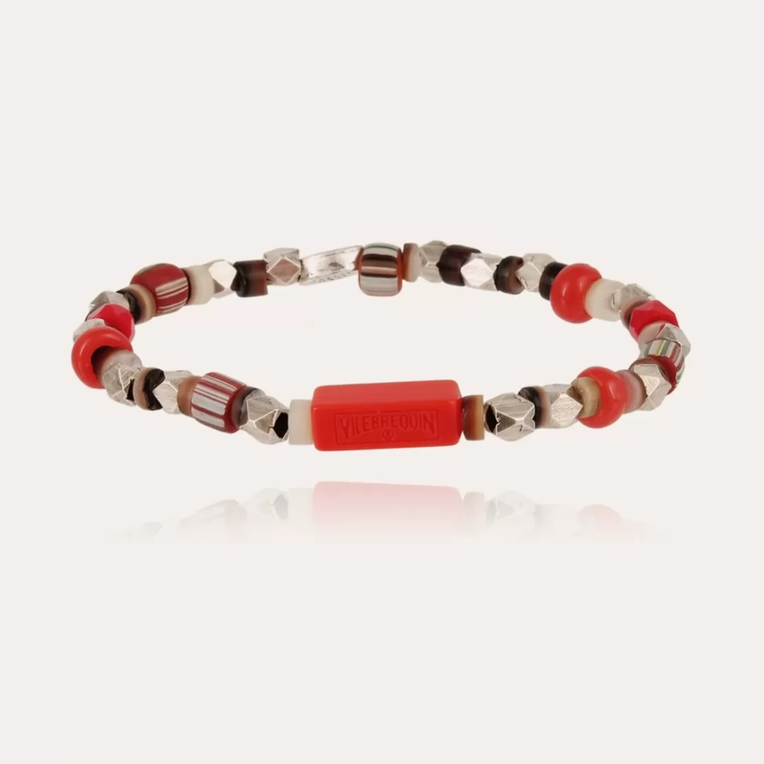 Gas Bijoux Bracelet Leon Vilebrequin Homme Argente