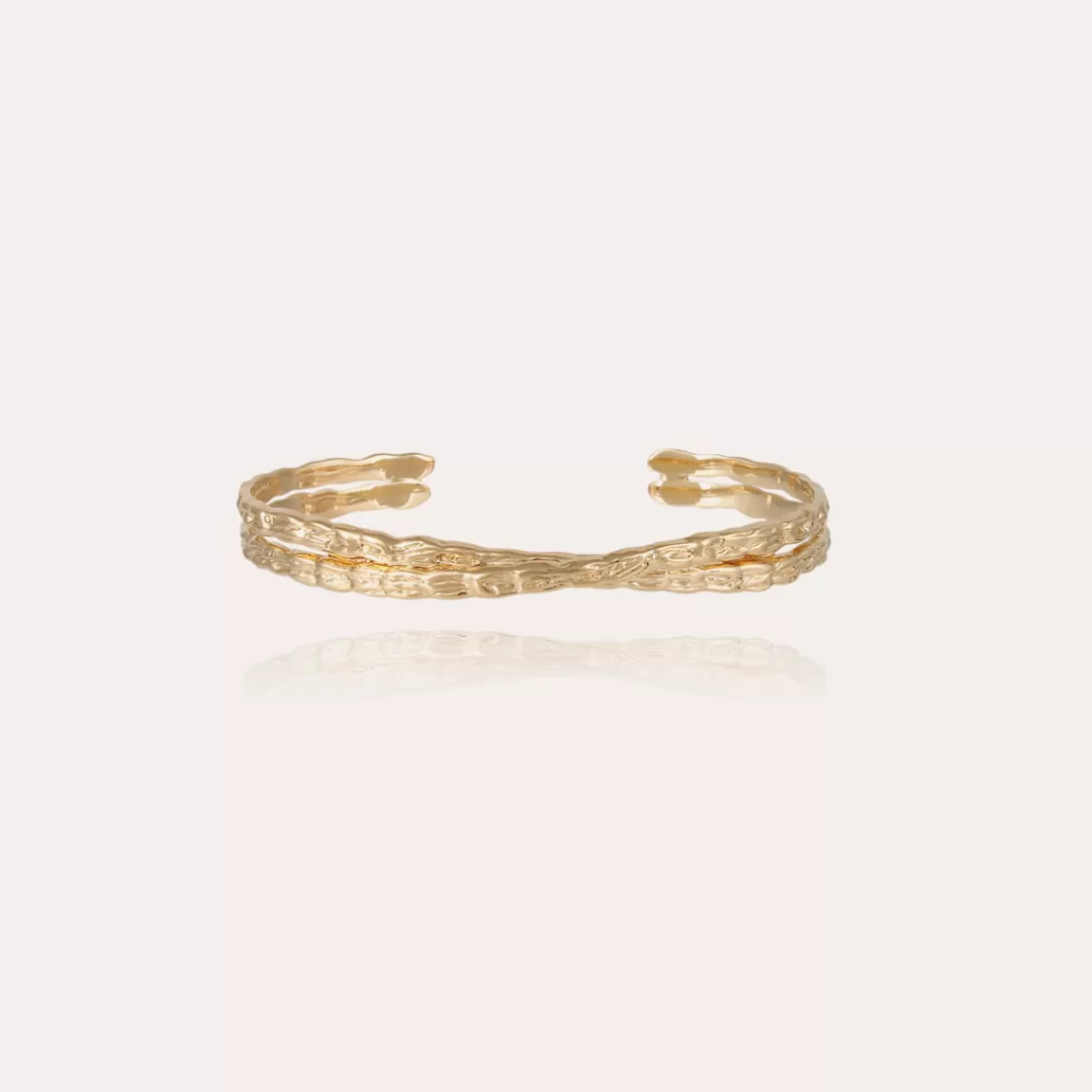 Gas Bijoux Bracelet Liane Croise Mini Dore
