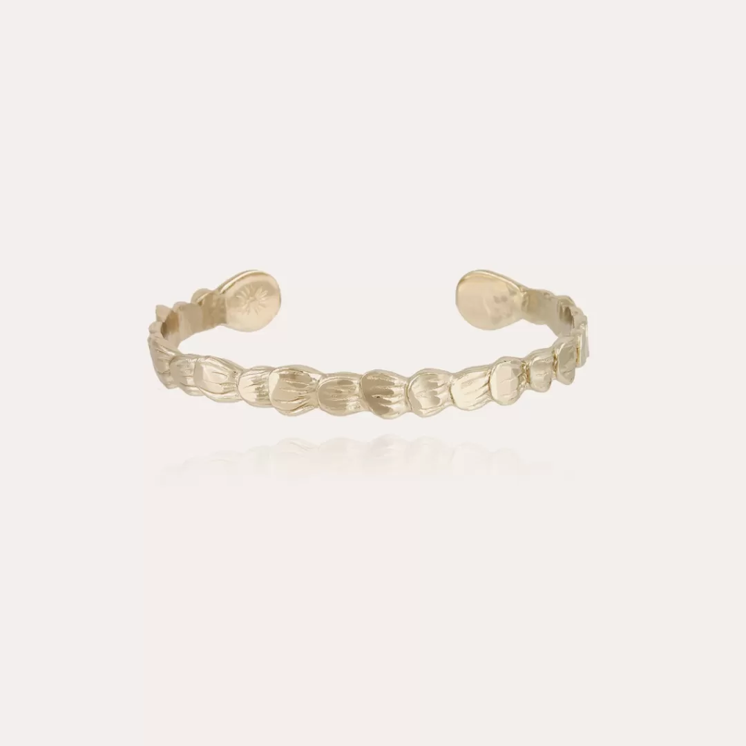 Gas Bijoux Bracelet Liane Jonc Homme Dore